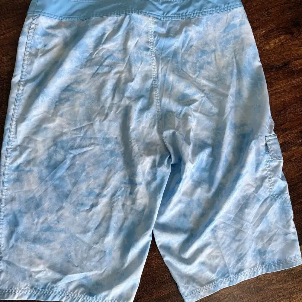 American Tall Men's Swim Trunks Mesh Lining Board Shorts Size 38 Extra Tall
